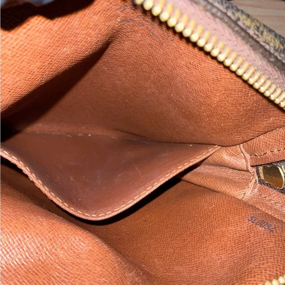 ✅ Authentic Louis Vuitton Brown Tan Messenger Bag Monogram - Picture 10 of 12